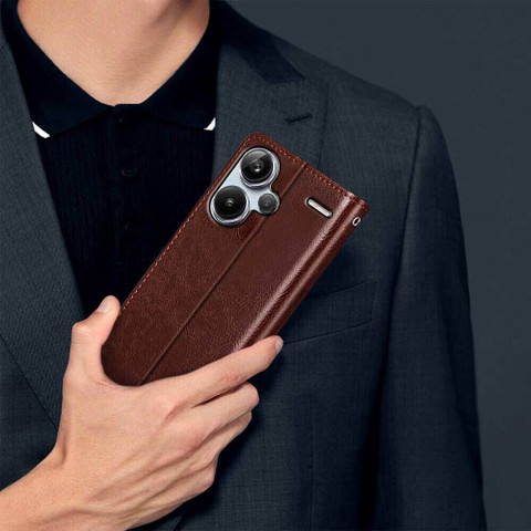 WBWONE Cover Libro In Pelle PU Con Farfalla Per Xiaomi Redmi Note 13 Pro+ 5G – Custodia Portafoglio Magnetica Con Supporto E Slot Carte - 3