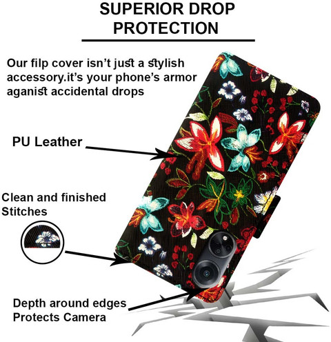 HANIRY Flip Cover for Tecno Spark Power folding cover LC8