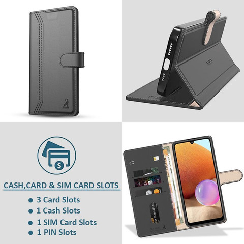 Xiaomi X 20 Custodia Flip Portafoglio In Pelle Per Xiaomi Mi 11 - Con Slot Carte, Magnetica E Protezione 360° Custodia Folio Con Slot - Foto 2