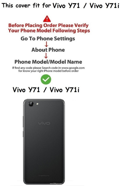 COVERNEW Back Cover for Vivo 1801 Vivo_ Y71i COVERNEW