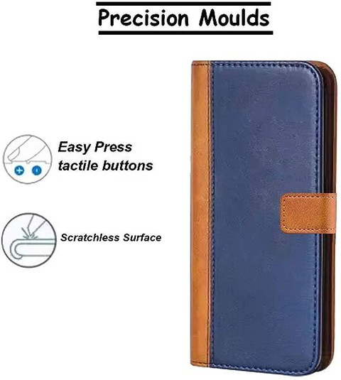 ClickAway Flip Cover for Honor 9X Leather Finish Inside TPU with Card  Pockets Back Cover