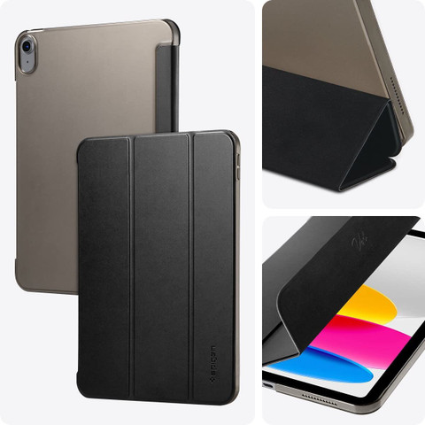 iPad 10世代 Wifi + 5Gモデル 本体 + SPIGENケース Spigen Smart Fold Flip Cover for Apple iPad 10th Gen 10.9 inch