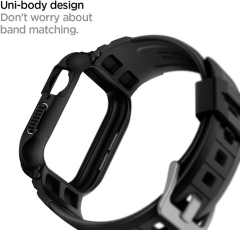 Spigen Rugged Armor Pro Cover Case Compatible with Apple Watch
