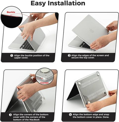 through Front & Back Case for MacBook Air A3240 M4 Chip 2025