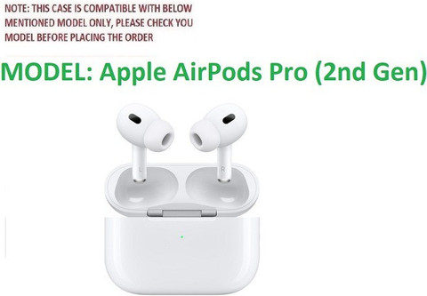 Colorcase Front Back Case for Apple AirPods Pro (2nd Gen) 2022