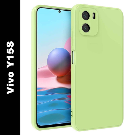 Wellchoice Back Cover for VIVO Y15S Liquid Silicone