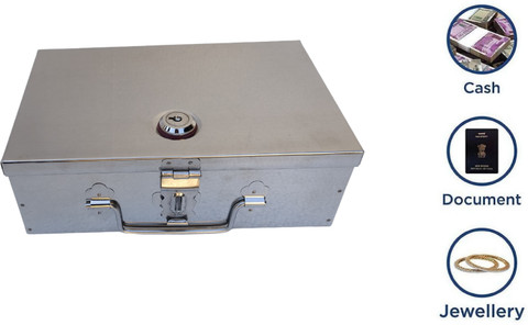 GvanyS Pooja Peti, Vanity Box -9 Inch With Pre fitted Lock And key)  Cash Box