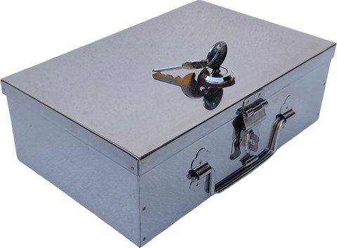 Crevita Stainless Steel Storage Boxes With pri fitted lock and