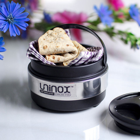 UNINOX Stainless Steel Insulated Serving Hot Pot for Roti/Curry/Chapati Box  Hot Case Thermoware Casserole