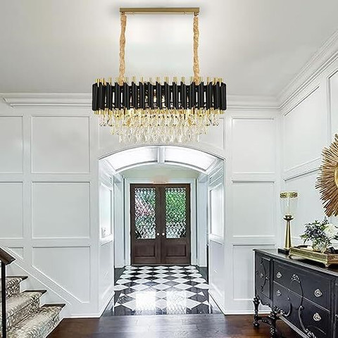SAVORADE Rectangle Crystal Chandelier600 * 300MM Chandelier