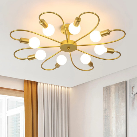 Avior Chandelier For Low Height, Jhumar Light Hanging Lamp for Bedroom,  Living Room Chandelier Ceiling Lamp