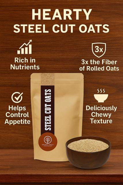 organic forest by Organic Forest Steel Cut Oats Breakfast Cereal
