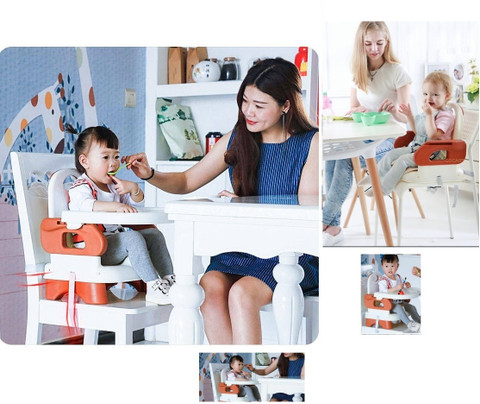 GOCART Baby Booster Feeding Chair -Easy Travel Chair with Safety