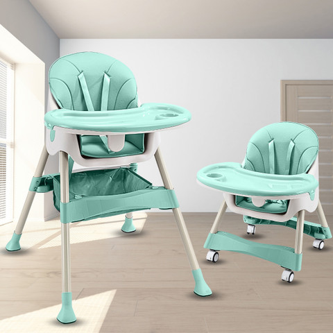 Little Olive 5-in-1 Multifunctional Kids High Chair Adjustable