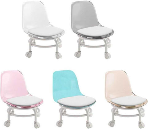 NEXTOMART Kids Children 360* Rotate Acrylic Transparent Swivel