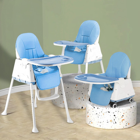 TONY STARK High Chair for Baby, 3-in-1 Portable Chair with Removable Tray  Seat Cushion