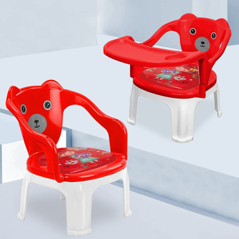 TONY STARK Baby Chair with Tray Strong Durable Plastic Portable