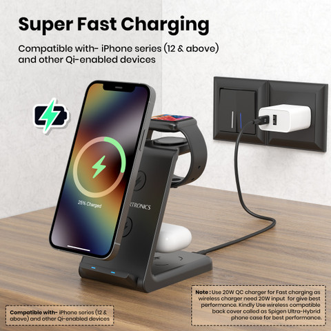 Charging Pad Best In Charging Station Portronics Freedom Trio 15w