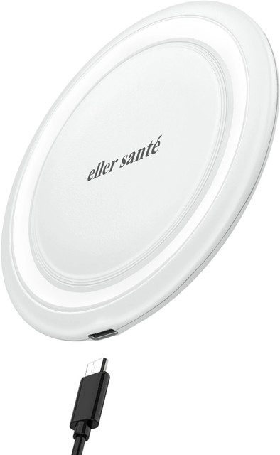 eller santé 15W Wireless Charger MontClad SERIES Fast PD Qi-Certified  with Type C Cable Charging Pad