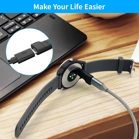 Zorbes Garmin Watch Charger to Type C Adapter Compatible with