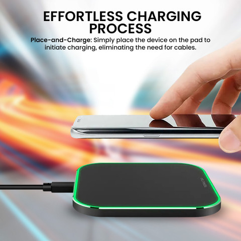 MARS 15W Wireless Charger for iPhone 15 Plus, OnePlus 12, Xiaomi, Galaxy  S24 Charging Pad