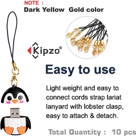 KIPZO Lobaster Clasp phone charms beads keyring holder smart key
