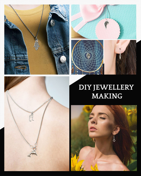 SYGA 100 Pieces Mixed Charms Pendant Charms Craft for Earrings