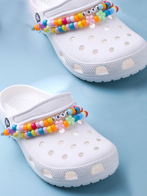 Melbees by Yellow Chimes Crocs Shoe Chains for Kids Girls Teens Shoe  Decoration Charms Alloy Shoe Charm