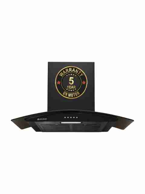 FULTON SILENT PRO PB 60 1450 CMH 60 cm Slim Curve Chimney, Black - Image 3