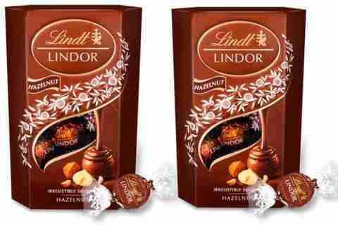 LINDORES　2本セット LINDT Lindor Hazelnut Pack Of 2 Truffles Price in India - Buy