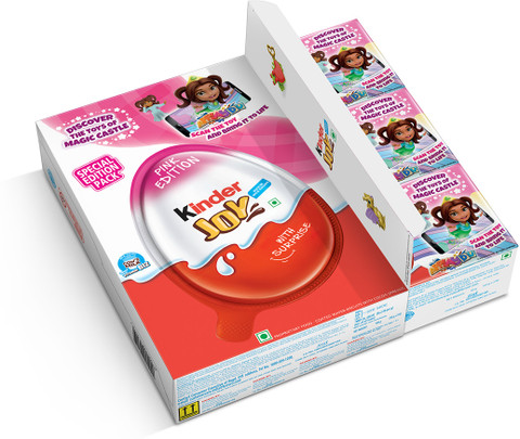 Kinder JOY T9 Pink Special Edition Pack 180gm Fudges