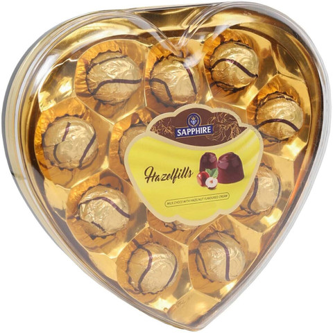 Sapphire Hazelfills - Milk Choco with Hazelnut Flavored Cream T12