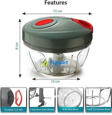 Flipkart SmartBuy Mini Handy Chopper with 3 Blades - Image 4