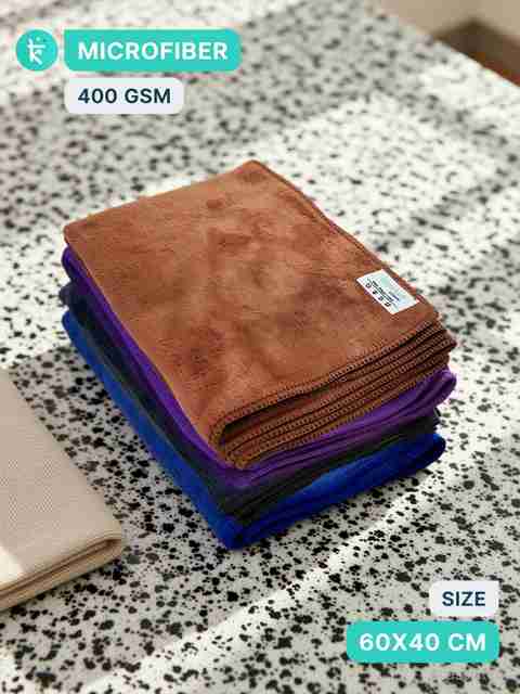 Kleerra Microfiber Cloths 60x40cm 400 GSM (4 Units) - Image 5