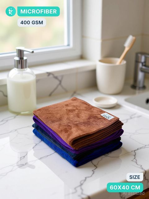 Kleerra Microfiber Cloths 60x40cm 400 GSM (4 Units) - Image 8
