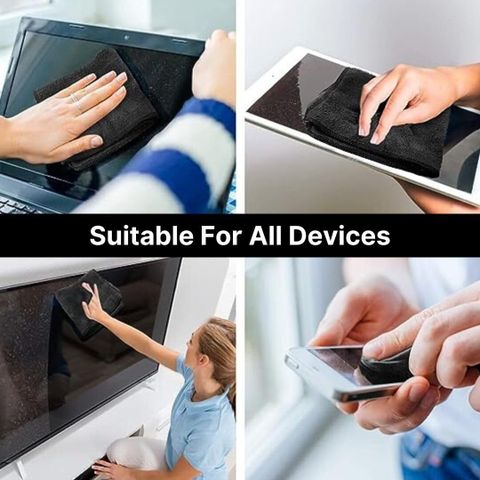 CRYSTALFRESH Soft Microfiber Cloth for Laptop, Monitor & Keyboard ...
