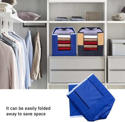 TARVEL Set Of Shirt Stacker/Cloth Storage Foldable Wardrobe