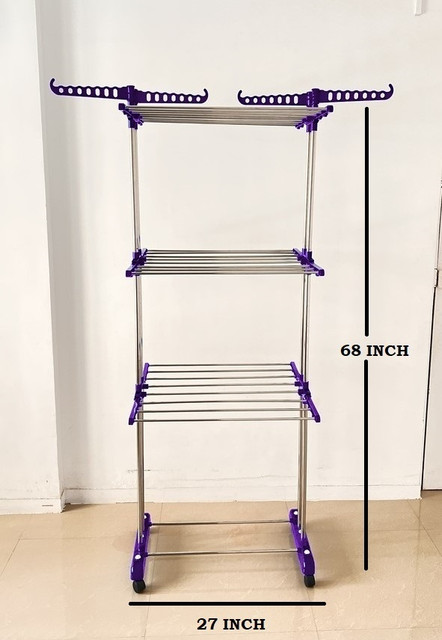 Flipkart SmartBuy Steel Floor Cloth Dryer Stand FSB01 Price in