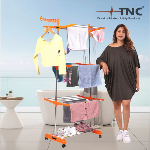 TNC Steel Floor Cloth Dryer Stand 900236 Price in India Buy TNC