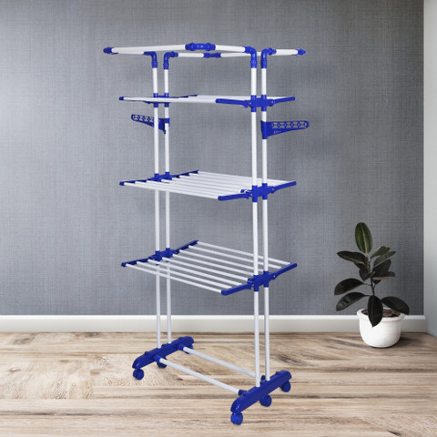 PARASNATH Steel Floor Cloth Dryer Stand kar 3-poll Price in India