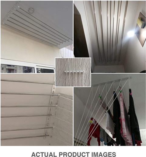MKW Steel Ceiling Cloth Dryer Stand SUPER QUALITY STAINLESS STEEL