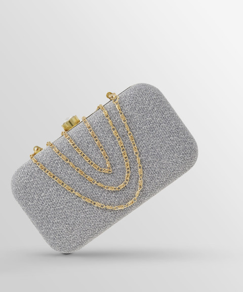 Clutch Purses Silver Clutch Amazon AILTINO Party Silver Clutch