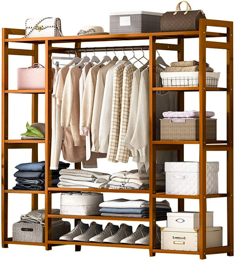 Alna Price Steel Kapda Stand ADA Wood Wall Cloth Dryer Stand