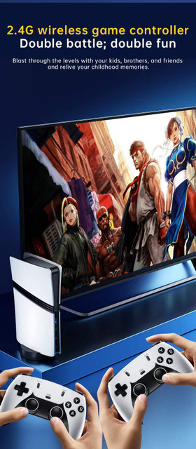 Playtastic GS5 Pro Game Console 64 GB with with 30000 Games like