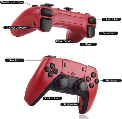 M18 RED Wireless video games Retro console with Game Stick 4K Plug