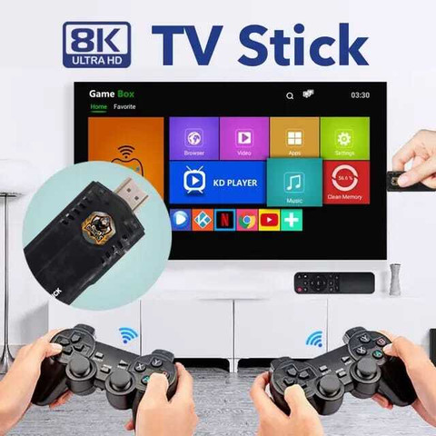 Game Box Android Android TV: Game Box 8k Ultra HD Set-Top Box with Dual System Retro ...