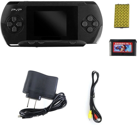 Latest Kids PVP Video Game PVP Video Game for Kids (PVP-Black) GB with  Super Mario, Contra Limited Edition