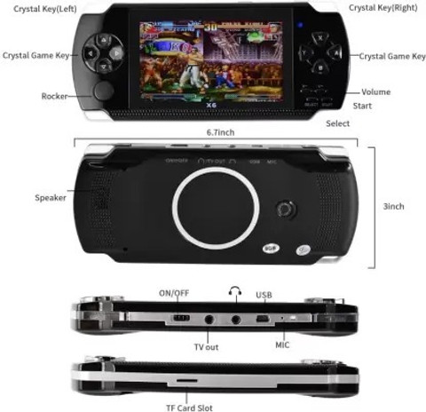 PSP Video Game With Pokemon, Super Mario, Tekken 3 & Many More