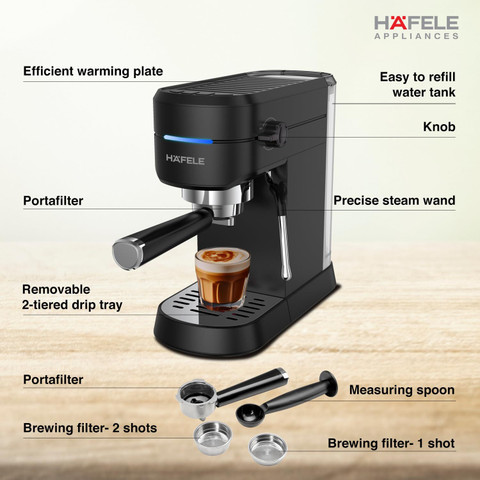 Hafele U-Kaffee Espresso 15 Bar Coffee Maker Price in India Buy
