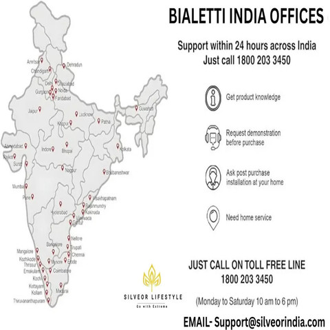 Bialetti New Venus Induction Moka pot, 18/10 steel; Suitable for